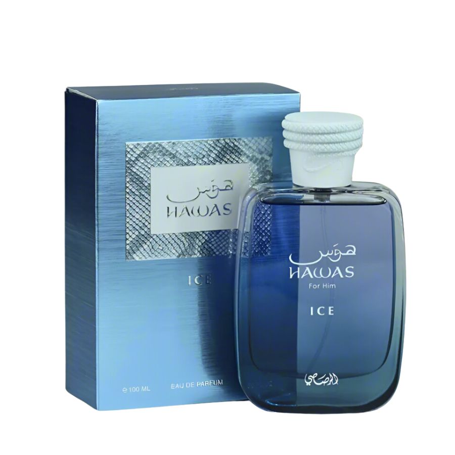 Hawas Ice perfume bottle