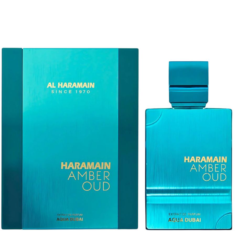 Amber Oud Aqua Dubai perfume bottle